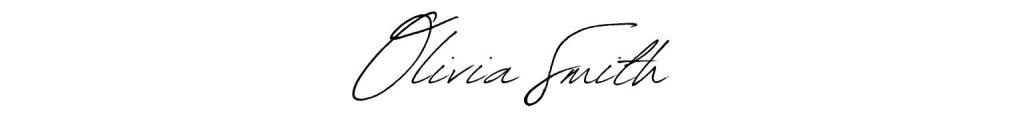 Olivia Smith Signature