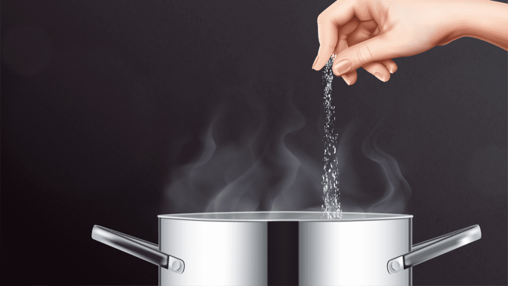 Use Salt and Boiling Water - How to Get Rid of Smell in Drain